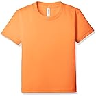 [グリマー] 半袖 4.4oz ドライTシャツ (クルーネック) 00300-ACT_K キッズ オレンジ 130cm (日本サイズ130相当)