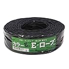 ゴークラ 工作用品 カラーE&Eロープ 紙製 100m巻 黒 CEER-11