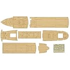 ハセガワ 1/350 日本 氷川丸 木製甲板 プラモデル用パーツ QG51