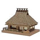ウッディジョー ミニ建築シリーズ No.5 かやぶきの家 木製模型