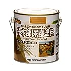 ニッペ ペンキ 塗料 水性木部保護塗料 0.7L ライトオーク 水性 屋外 ステイン 日本製 4976124544149