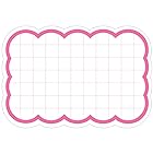 ササガワ タカ印 ポップ用紙 16-4490 抜型カード 波四角特 大 30枚 ピンク