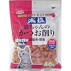 秋元水産 猫用おやつ 減塩猫ちゃんのかつお削り 40グラム (x 1)