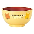 TINY TWIN BEARS 「 がんばれ!ルルロロ 」 塗 汁椀 直径10.2cm クリーム 781537