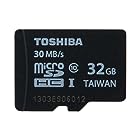 TOSHIBA microSDHCカード 32GB Class10 (最大転送速度30MB/s) (海外パッケージ) SD-C032GR7AR30