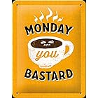 ブリキ看板 コーヒー Monday you Bastard/TIN SIGN アメリカン雑貨 インテリア