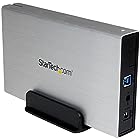 StarTech.com 外付け3.5インチHDDケース シルバー USB3.0接続SATA 3.0対応ハードディスクケース UASP対応 S3510SMU33