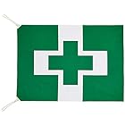 緑十字 旗 安全衛生旗 (小) 700×1000mm 250013