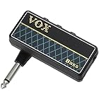 VOX ヘッドホンアンプ ベース amPlug2 Bass 小型 ケーブル不要 ベースに直接プラグ・イン 自宅練習に最適 電池駆動 リズムパターン内蔵