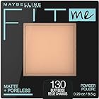 MAYBELLINE(メイベリン) フィットミー パウダー M ファンデーション 130 自然な明るさ(イエロー系) 8.5g