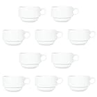 10個セット マグカップ YKスタックマグ 小 [8.3 x 5.8cm(170cc)] 洋食器 カフェ レストラン コーヒー 業務用 ホテル