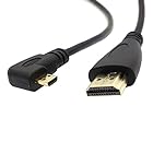 Chenyang 左角度 90度 Micro HDMI - HDMI オス V1.4ケーブル 150cm 4K 2K 携帯電話&タブレット用