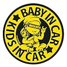 No BoRDER(ノーボーダー) BABY IN CAR/KIDS IN CAR ステッカー オリジナルドライブサイン MUSIC BABY 【シールタイプ】 STC-001AG/S