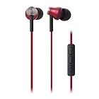 audio-technica iPod/iPhone/iPad専用カナル型イヤホン マイク付 レッド ATH-CK330i RD