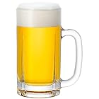 アデリア(ADERIA) ビールジョッキ クリア 500ml 日本製 ビールグラス 男性 ビア おしゃれ パイント クラフト ピルスナー 晩酌 居酒屋 スタンダード 乾杯 生中 315