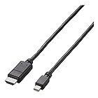 エレコム Mini DisplayPort (オス) - HDMI (オス) 変換ケーブル 3m ブラック AD-MDPHDMI30BK