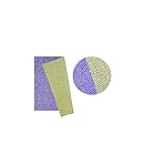 丹後ちりめん両面ふろしき 鮫小紋/鮫小紋 二四巾 紫×金茶 20-021052
