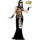 [マドルガーダ] 古代エジプト・ギリシャ女性衣装 G ベネチアンマスク付き2点セット コスチューム レディース S247-WG