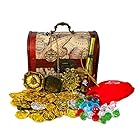海賊 宝箱 セット MT-2 ゴールドコイン ＆ シルバー コイン ペンダント リング バラエティ セット