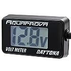 デイトナ(Daytona) AQUAPROVA (アクアプローバ) バイク用 電圧計 デジタル 防水 バックライト コンパクト ボルトメーター 92386