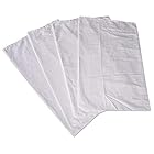【4枚組】業務用ピローケース 枕カバー 綿100% 白 (50cm×90cm)