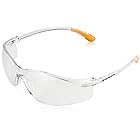デルタプラス(DELTAPLUS) MEIA CLEAR 一眼型安全メガネ 軽量約22g ツルPVCコート 透明レンズ