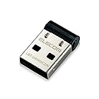 エレコム Bluetooth USB アダプタ USB-Aコネクタ Class2 Bluetooth4.0 超小型 省電力 EDR/LE対応 [Windows 11/10/8.1/8/7 対応] ブラック LBT-UAN05C2/N