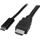 StarTech.com USB-C - HDMI変換アダプタケーブル 2m 4K/30Hz 入力:USB Type-C(オス) - 出力:HDMI(オス) CDP2HDMM2MB
