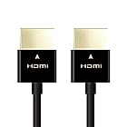エレコム HDMI ケーブル 1.5m 4K × 2K対応 ウルトラスリム ブラック CAC-HD14US15BK