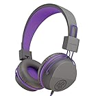 JLAB Jbuddies Studio On-Ear Kids Headphones キッズ 子供 ヘッドホン ヘッドフォン 有線 Grey/Purple グレイ/パープル
