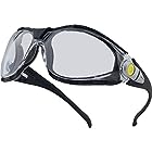 デルタプラス PACAYA CLEAR LYVIZ フォーム着脱式一眼型安全メガネ 取り外し可能なEVAフォーム 高疎水・疎油性ポリカーボネート LYVIZレンズ採用でクリアな視界 PACAYLVIN