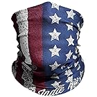 レッドホワイト&ブルー"" Old Glory "" American Flagアウトドアフェイスマスクby indieridge ? マイクロファイバーポリエステル多機能シームレスHeadwear