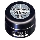 PRE GEL カラーEX ダイヤモンドシルバーCE400 UV/LED対応 カラージェル