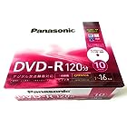 パナソニック(Panasonic) 録画用4.7GB 片面120分 1～16倍速 DVD-R ディスク 10枚入り LM-RC120N10K