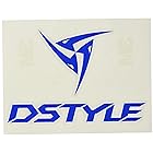 DSTYLE(ディスタイル) ロゴ カッティングステッカー タイプ2 ブルー.