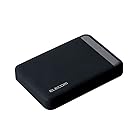 エレコム HDD ポータブルハードディスク 2TB USB3.0 テレビ録画対応 かんたん接続ガイド付き 静穏設計 SeeQVault ブラック ELP-QEN020UBK