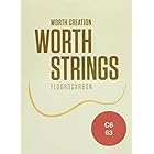 Worth Strings C6 ウクレレ弦 クリア6弦 63インチ フロロカーボン