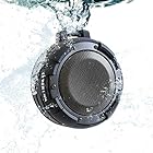 KYOHAYA Bluetooth スピーカー アウトドア 防水 IPX8 風呂 吸盤 重低音 大音量 車 小型 コンパクト ポータブル マイク付き 5W出力 カラビナ付属 吸盤マウント付属 ロールバーマウント付属 SOUND GEAR OUTD