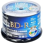 山善 キュリオム BD-R (1回録画用) (片面1層/1-6倍速/50枚スピンドル) 25GB BD-R50SP