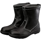 [シモン] 安全靴 半長靴 JIS規格 快適 軽量 クッション ベーシック 長靴 AW44 黒 25.0 cm 3E
