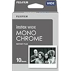 FUJIFILM インスタントカメラ チェキワイド用フィルム 10枚入 モノクロ INSTAX WIDE MONOCHROME WW 1