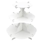 タカ印 ディスプレイ 44-5820 オリジナルワークス 3段テーブル 組立式 ホワイト