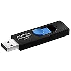 ADATA UV320 64GB USB 3.1（3.1 Gen 2）タイプAブラック、ブルーUSBフラッシュドライブ - USBフラッシュドライブ（64 GB、USB 3.1（3.1 Gen 2）、タイプA、スライド、7.9 g、ブラック、ブル