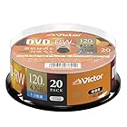 ビクター Victor くり返し録画用 DVD-RW VHW12NP20SJ1 (片面1層/1-2倍速/20枚)
