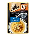 シーバ (Sheba) キャットフード アミューズ お魚の贅沢スープ 18歳以上 まぐろ、かつお節添え 高齢猫用 40g×12個 (まとめ買い)