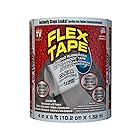 フレックステープ Flex Tape 4"" x 5' 幅10cm x 長1.55m クリア 透明 超強力 防水 ウォータープルーフ 瞬間接着 アメリカで話題