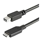 StarTech.com USB-C - Mini DisplayPortケーブル 1m 4K/60Hz ブラック CDP2MDPMM1MB