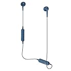 audio-technica ワイヤレスイヤホン セミオープン型 Bluetooth リモコン/マイク付 ブルー ATH-C200BT BL