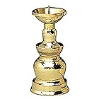 仏具のマルエス(Maruesu) 燭台 真鍮ローソク立 2.0寸 10T063-2