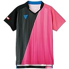ヴィクタス(VICTAS) 卓球 男女兼用 ゲームシャツ ピンク XL V-GS053 031466